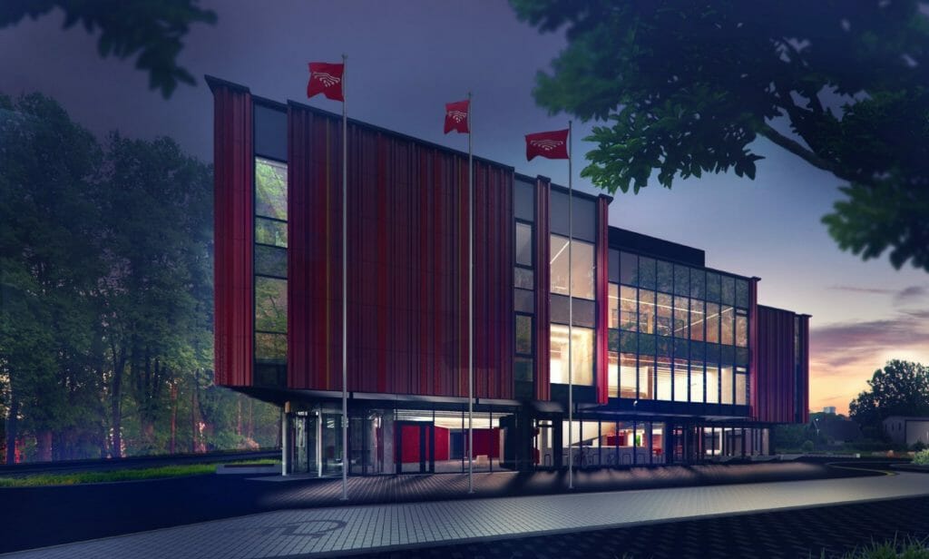 Rīgas Stradiņa universitātes Farmācijas fakultātes mācību un laboratoriju korpuss (Konsula iela 21) - Higher education - visualization