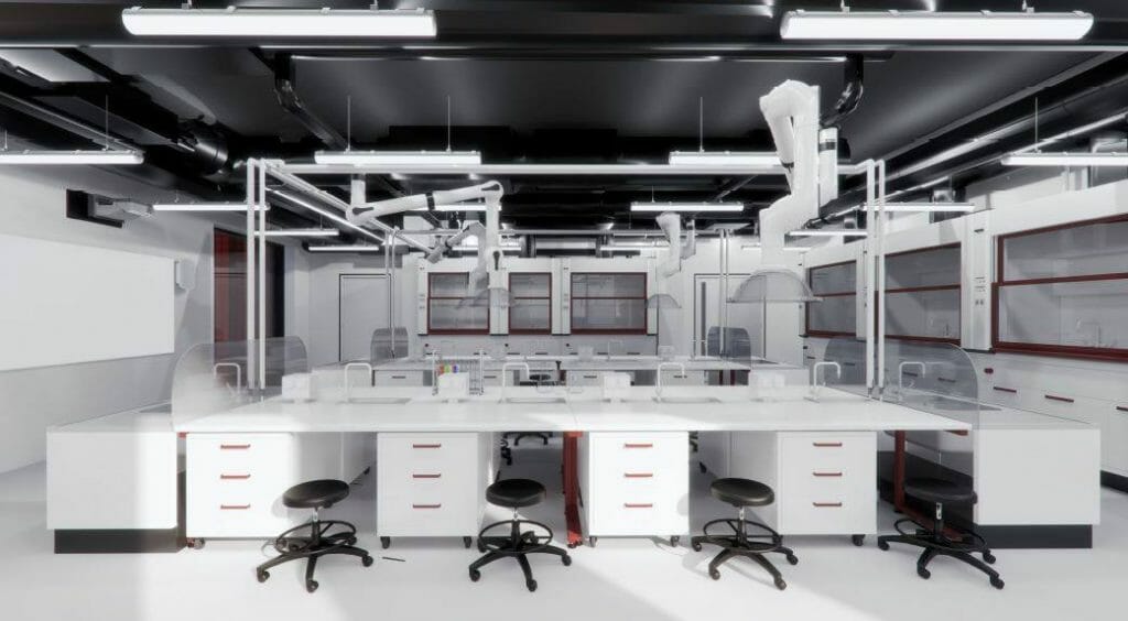 Rīgas Stradiņa universitātes Farmācijas fakultātes mācību un laboratoriju korpuss (Konsula iela 21) - Higher education - visualization