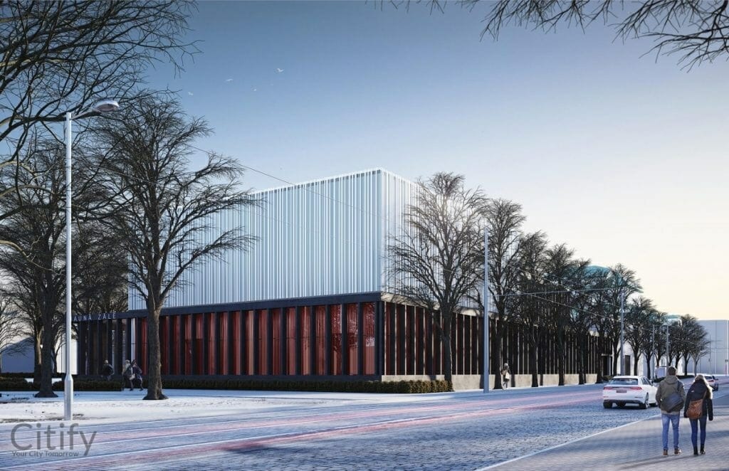 Latvijas Nacionālā teātra piebūve (Kronvalda bulvāris 2) - Cultural center - visualization
