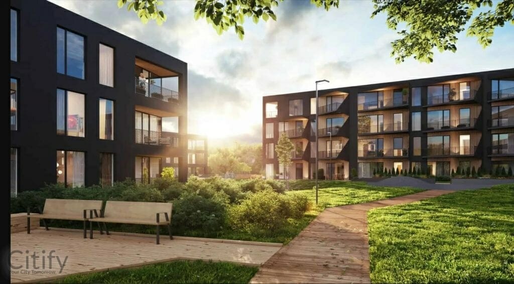 Uus-Meremaa (Lahepea 11, 13, 15) (Lahepea 11, 13, 15) - Daudzdzīvokļu nams - vizualizācija