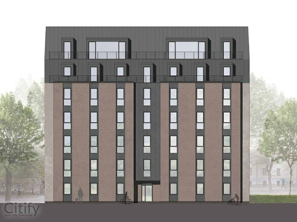 Lauku iela 14 (Lauku iela 14) - Daudzdzīvokļu nams - vizualizācija