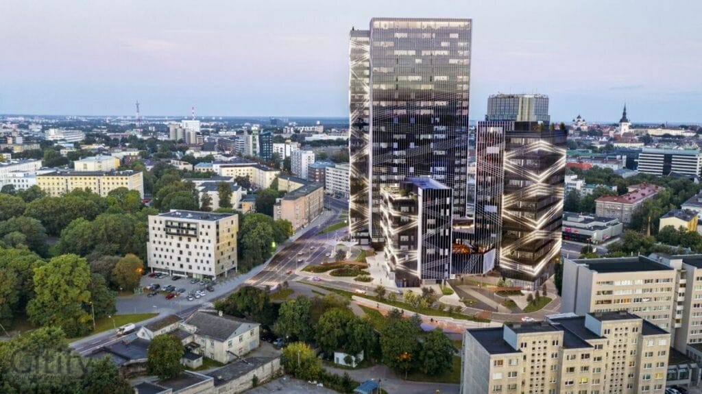 Arter kvartal (Liivalaia 34, 36 / Veski 1) - Food services, Hotel, Multi apartment, Office center - visualization