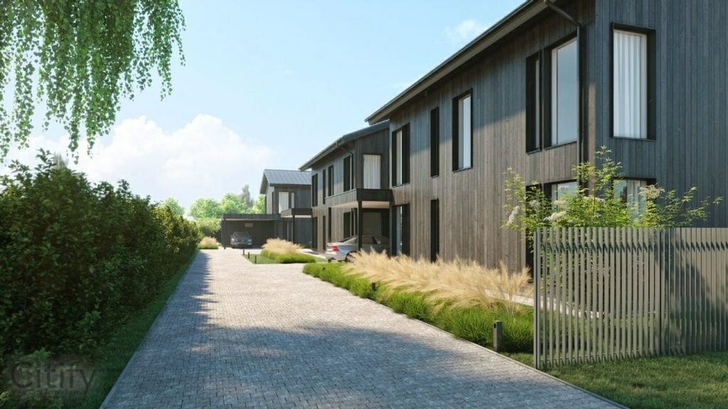 Loču iela 9 (Loču iela 9) - Private house community - visualization