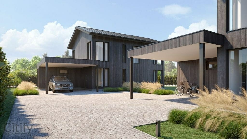 Loču iela 9 (Loču iela 9) - Private house community - visualization