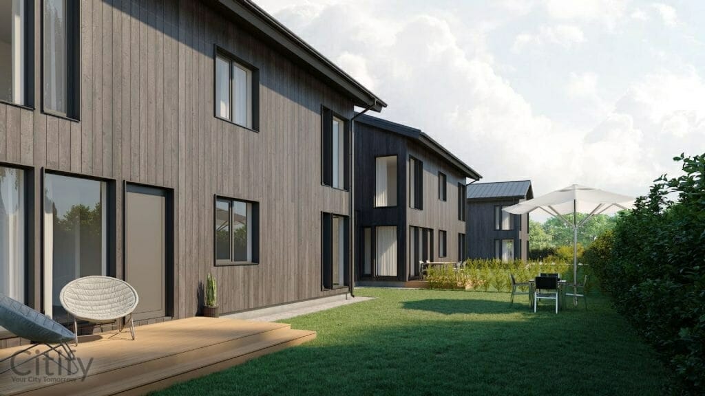 Loču iela 9 (Loču iela 9) - Private house community - visualization