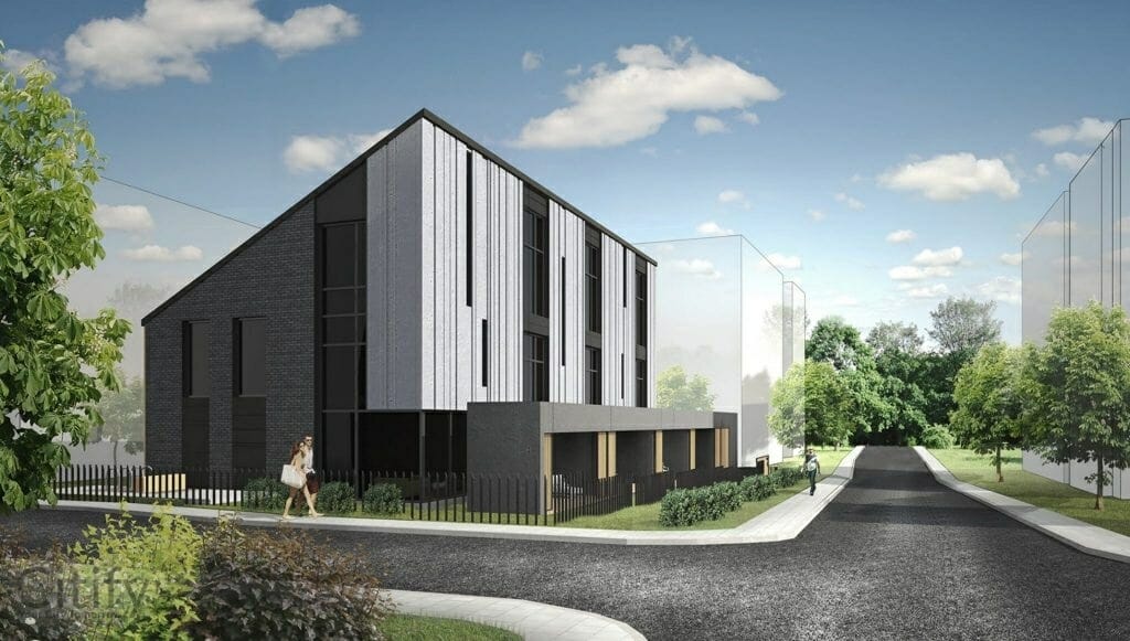 Lūšių 19 (Lūšių g. 19) - Row housing - visualization