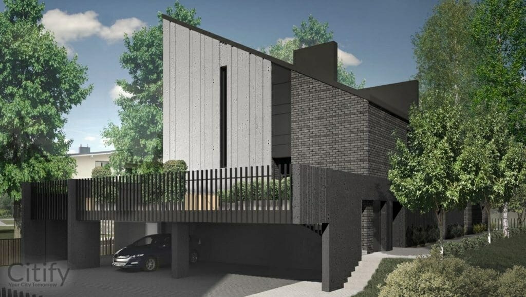 Lūšių 19 (Lūšių g. 19) - Row housing - visualization