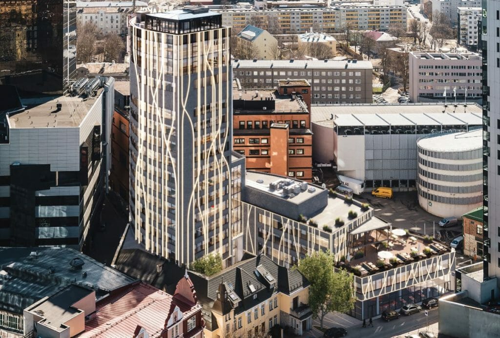 Maakri Hub (Maakri 23a) - Ēdināšanas pakalpojumi, Biroju centrs - vizualizācija