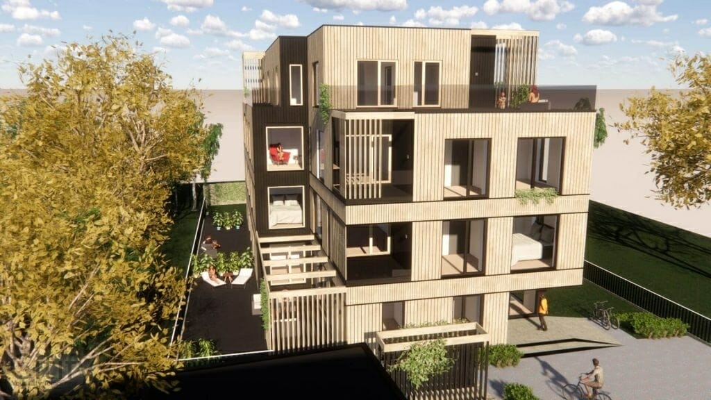 Magasini Residents (Magasini 3c) - Daudzdzīvokļu nams - vizualizācija