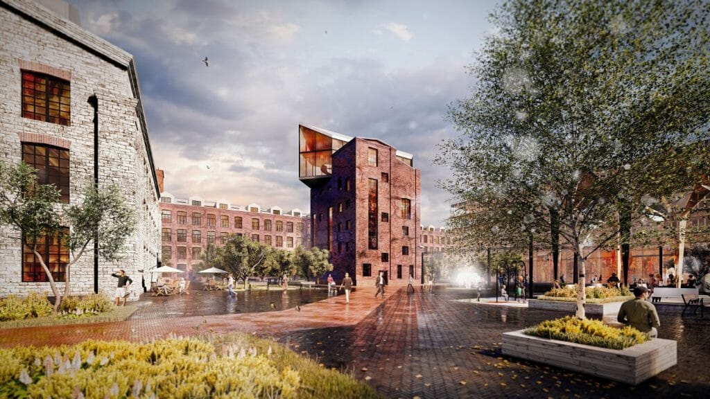 Manufaktuuri kvartal (Manufaktuuri Vabrik) (Manufaktuuri 5) - Co-living, Food services, Multi apartment, Office center, Other commercial - visualization