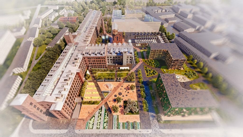 Manufaktuuri kvartal (Manufaktuuri Vabrik) (Manufaktuuri 5) - Co-living, Food services, Multi apartment, Office center, Other commercial - visualization