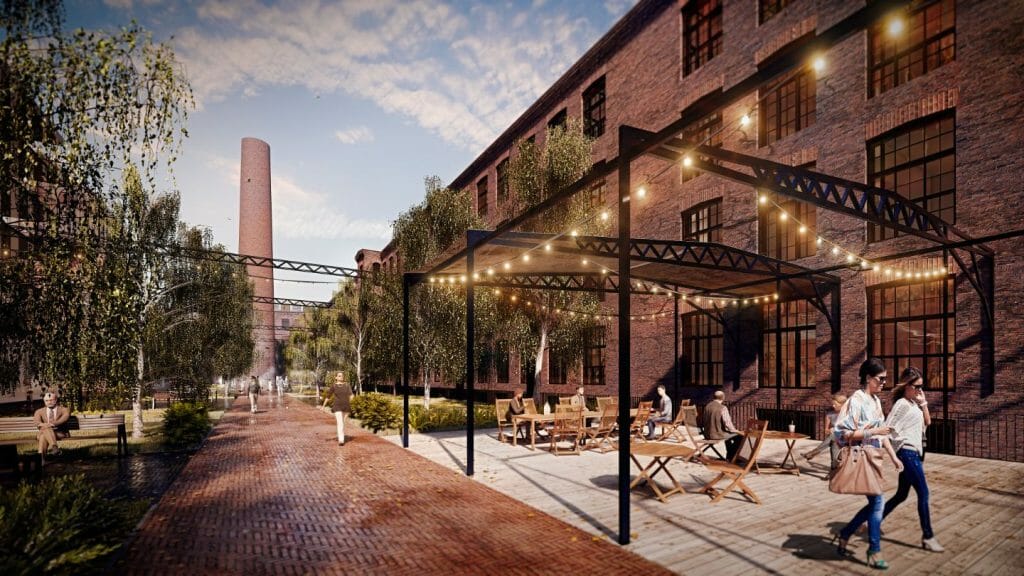 Manufaktuuri kvartal (Manufaktuuri Vabrik) (Manufaktuuri 5) - Co-living, Food services, Multi apartment, Office center, Other commercial - visualization