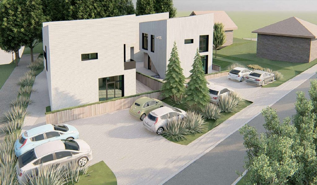 Markučių g. 40 (Markučių g. 40) - Row housing - visualization