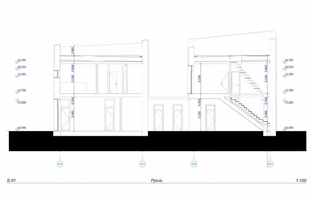 Markučių g. 40 (Markučių g. 40) - Row housing - visualization