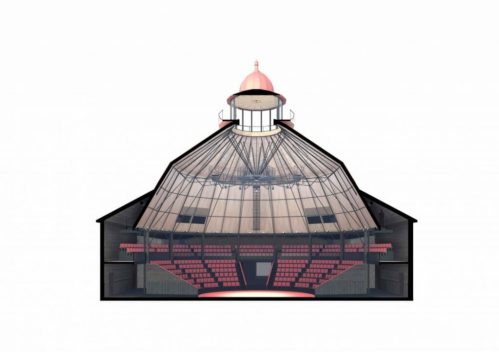 Rīgas Cirka pārbūve I kārta (Merķeļa iela 4) - Cultural center - visualization