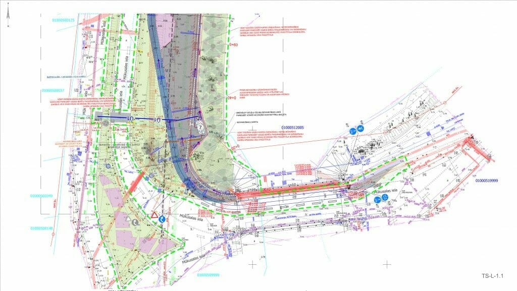 Mūkusalas ielas krasta promenāde (Mūkusalas iela) - Bike path, Waterside - visualization