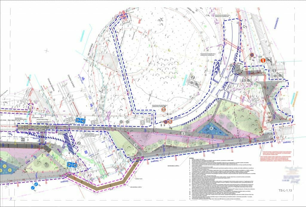 Mūkusalas ielas krasta promenāde (Mūkusalas iela) - Bike path, Waterside - visualization