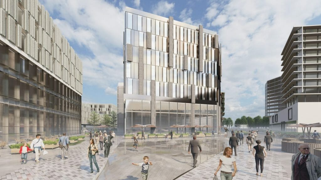 Hipodroomi kvartal (Hipodroomi 1) (Hipodroomi 1) - Office center, Other commercial, Parking facility - visualization