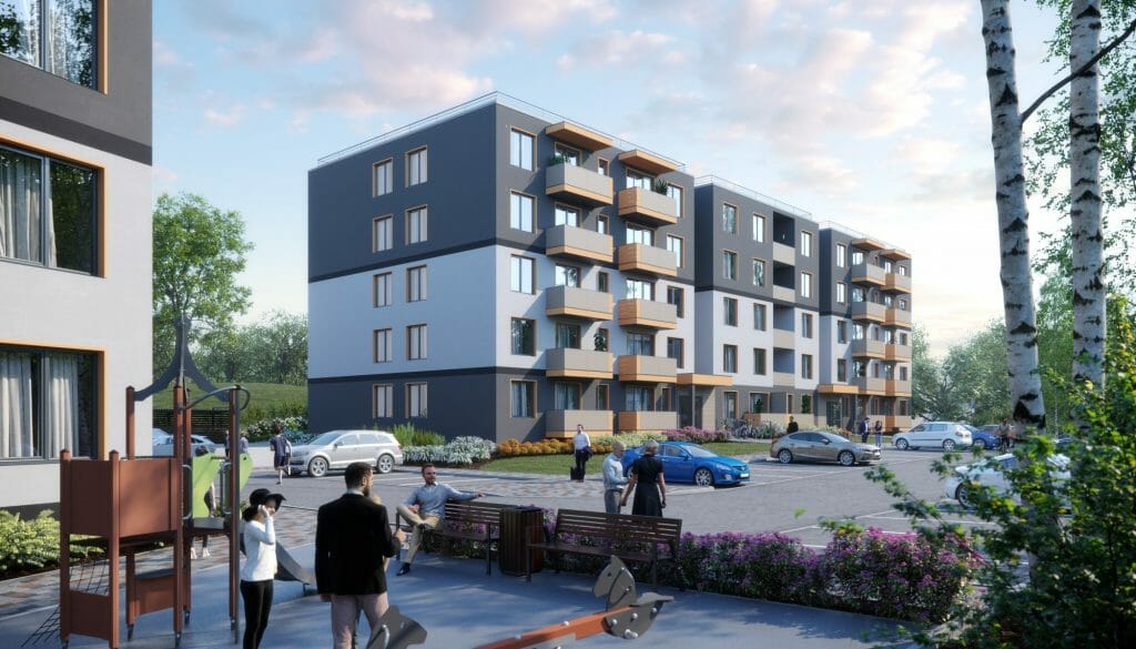 Duntes Zīles (Pededzes iela 3) - Multi apartment - visualization