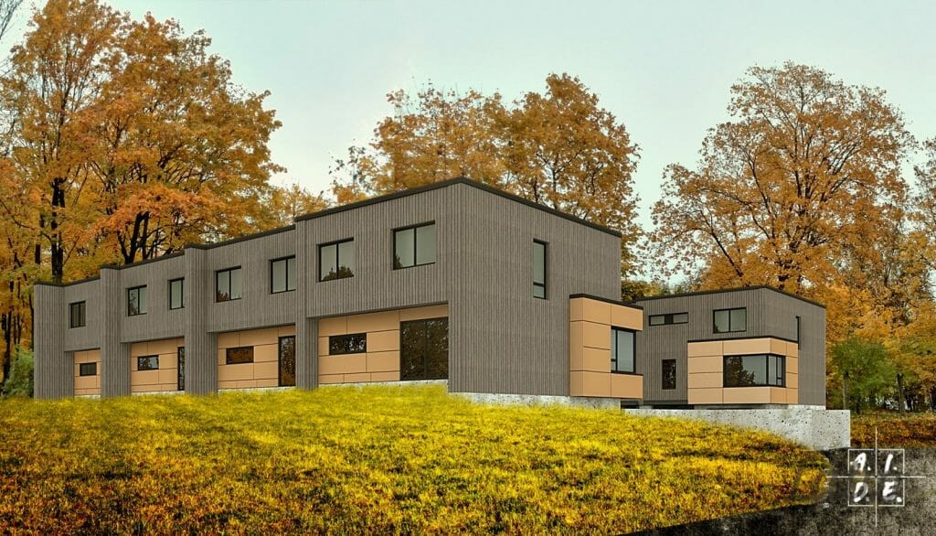 Pulka iela 18 (Pulka iela 18) - Row housing - visualization