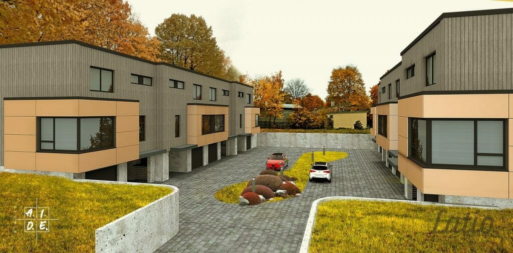 Pulka iela 18 (Pulka iela 18) - Row housing - visualization