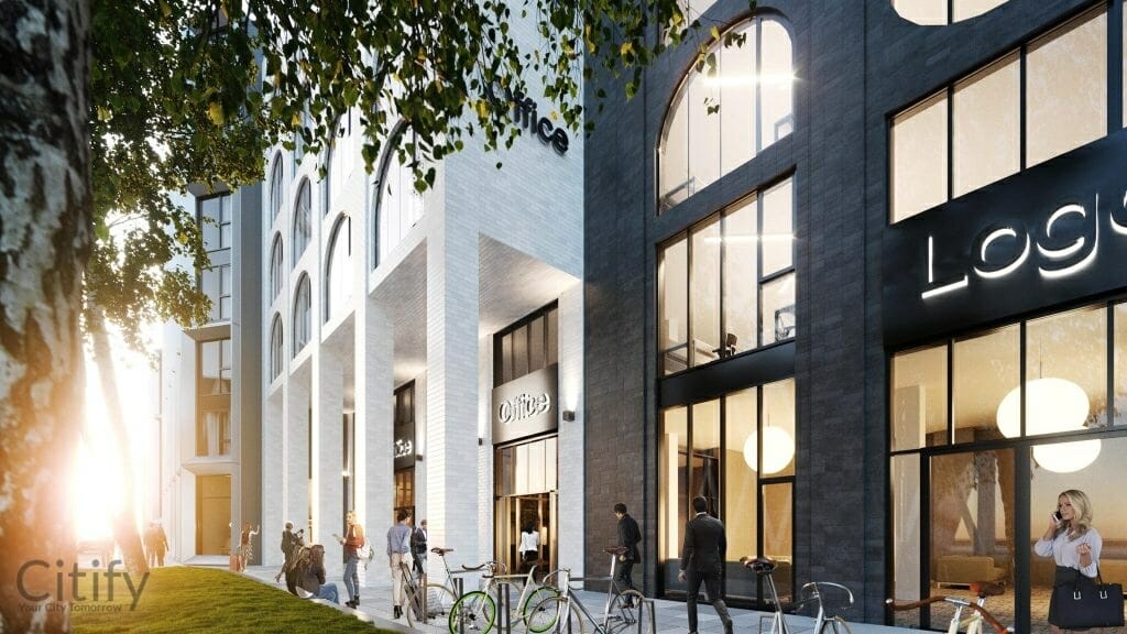 ANKUR (Sadama 4) - Maitinimo įstaiga, Viešbutis, Verslo centras - vizualizacija