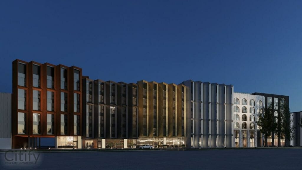 ANKUR (Sadama 4) - Maitinimo įstaiga, Viešbutis, Verslo centras - vizualizacija