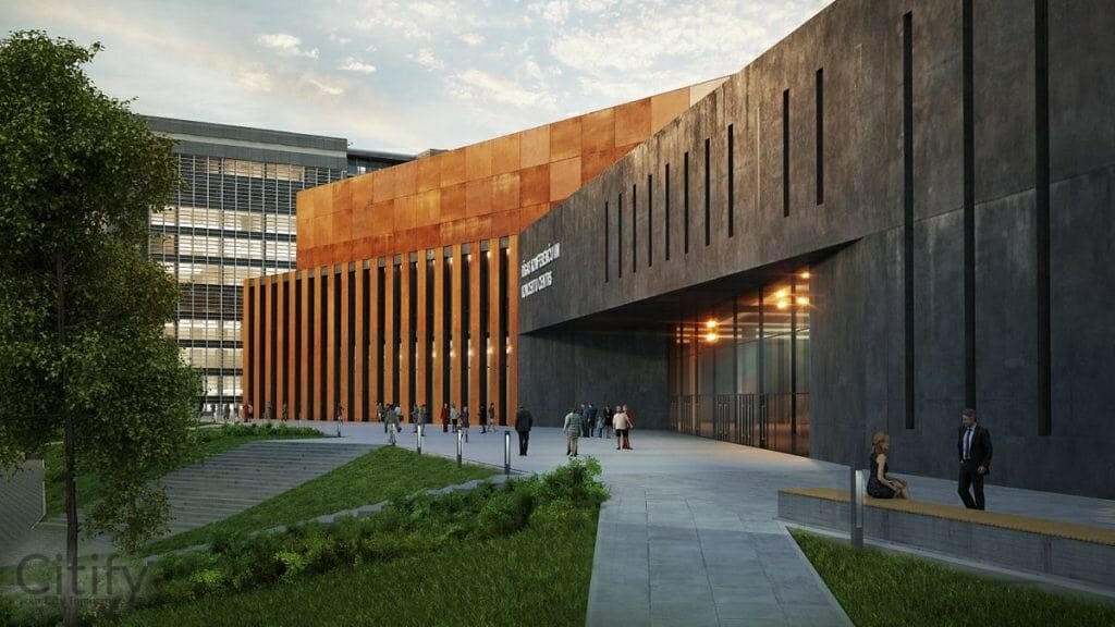 Rīgas konferenču un koncertu centrs (Skanstes iela 16, 18, 20) - Conference and expo center - visualization