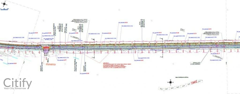 Gājēju un velosipēdistu ceļš Imanta - Babīte (Slokas iela) - Velosipēdu ceļš - vizualizācija