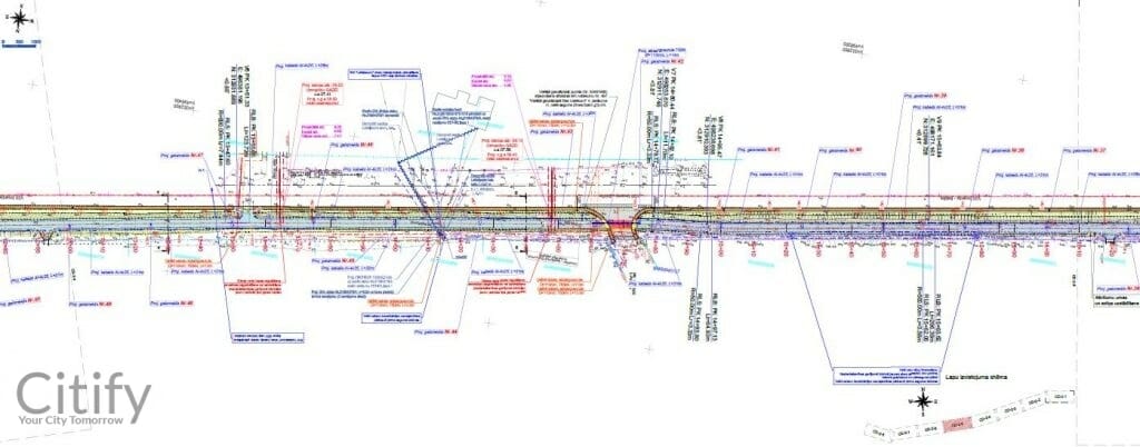 Gājēju un velosipēdistu ceļš Imanta - Babīte (Slokas iela) - Velosipēdu ceļš - vizualizācija
