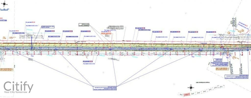 Gājēju un velosipēdistu ceļš Imanta - Babīte (Slokas iela) - Velosipēdu ceļš - vizualizācija