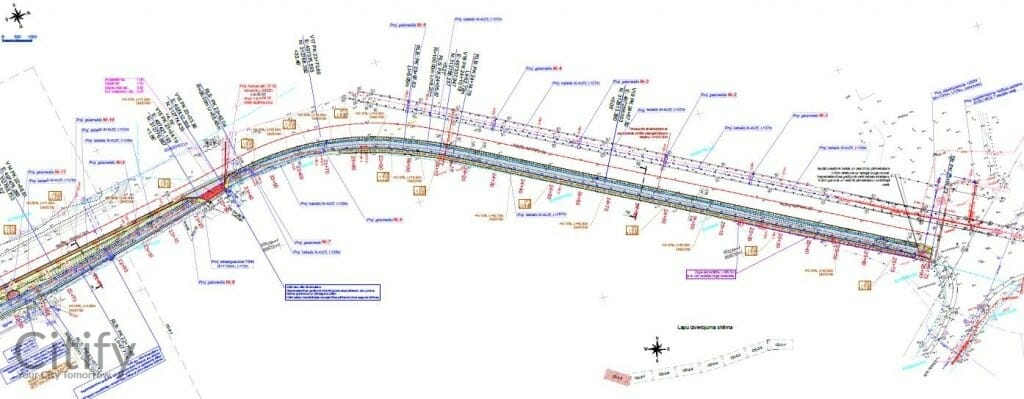 Gājēju un velosipēdistu ceļš Imanta - Babīte (Slokas iela) - Velosipēdu ceļš - vizualizācija
