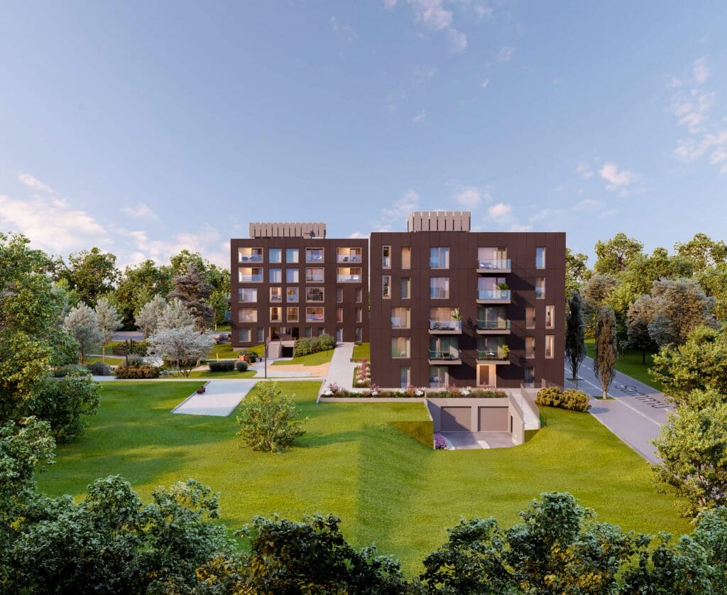 Kindrali Majad (Sõjakooli 14, 16 / Sammu 5 / Talli 2, 4 / Rivi 6) (Sõjakooli 14, 16 / Sammu 5 / Talli 2, 4 / Rivi 6) - Multi apartment - visualization