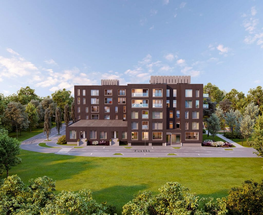 Kindrali Majad (Sõjakooli 14, 16 / Sammu 5 / Talli 2, 4 / Rivi 6) (Sõjakooli 14, 16 / Sammu 5 / Talli 2, 4 / Rivi 6) - Multi apartment - visualization