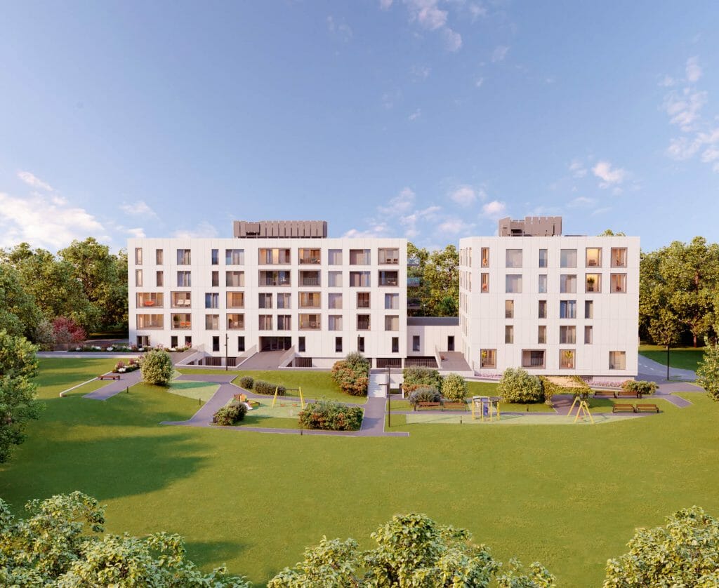 Kindrali Majad (Sõjakooli 14, 16 / Sammu 5 / Talli 2, 4 / Rivi 6) (Sõjakooli 14, 16 / Sammu 5 / Talli 2, 4 / Rivi 6) - Multi apartment - visualization