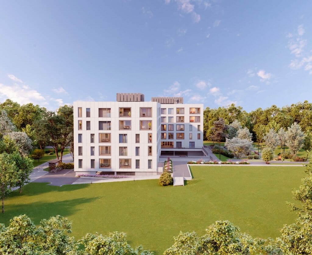 Kindrali Majad (Sõjakooli 14, 16 / Sammu 5 / Talli 2, 4 / Rivi 6) (Sõjakooli 14, 16 / Sammu 5 / Talli 2, 4 / Rivi 6) - Multi apartment - visualization