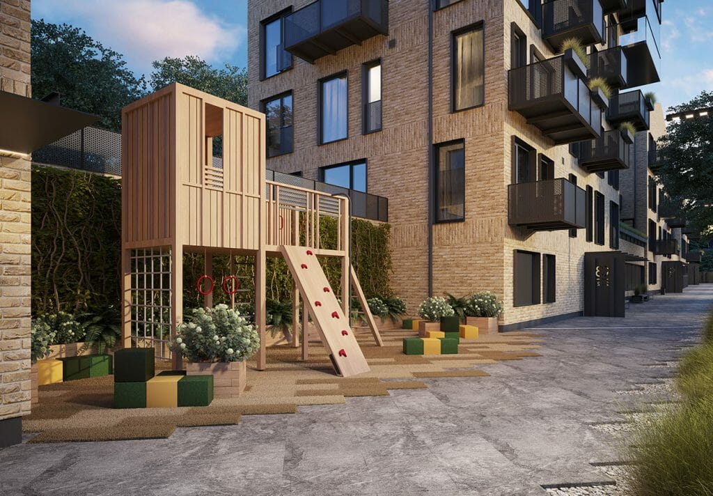 Ziedoņa kvartets (Sparģeļu iela 6A) - Multi apartment - visualization