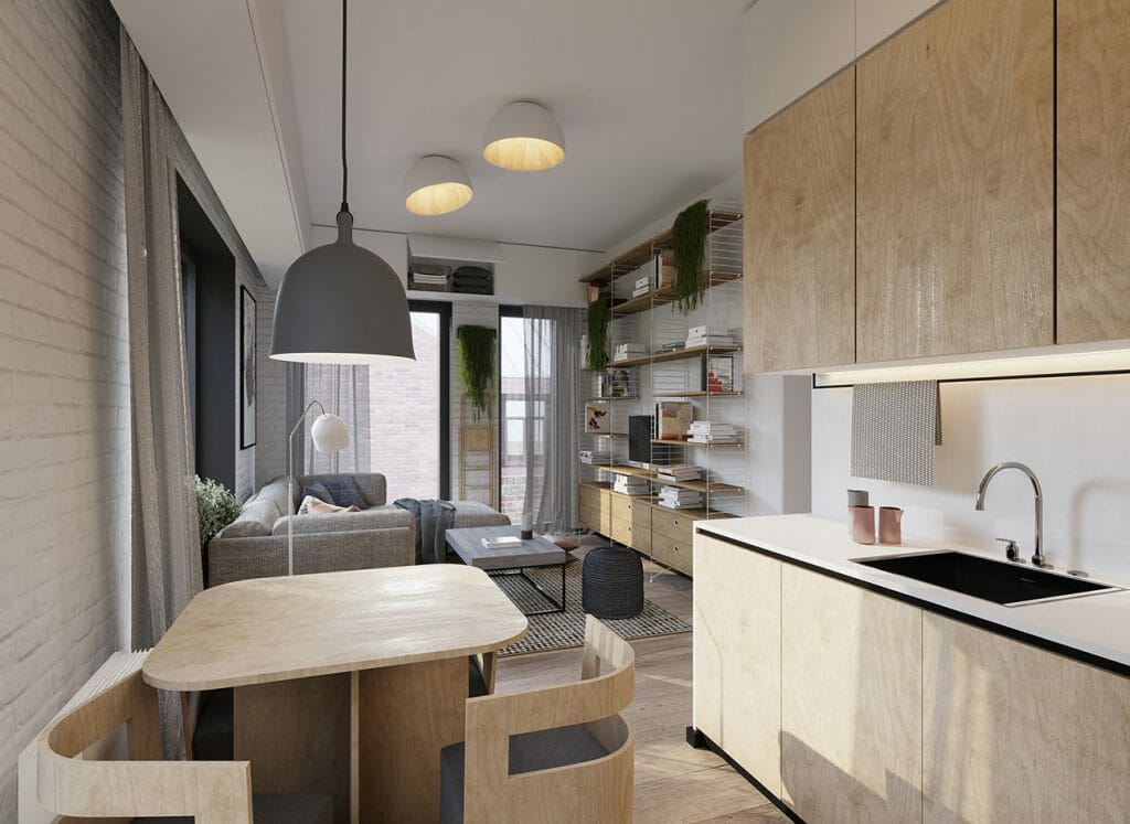 Ziedoņa kvartets (Sparģeļu iela 6A) - Multi apartment - visualization