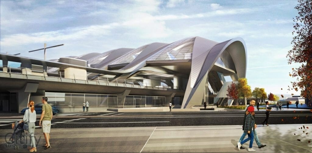 Rīgas Centrālās dzelzceļa stacijas pārbūve (Stacijas laukums 2) - Train station - visualization