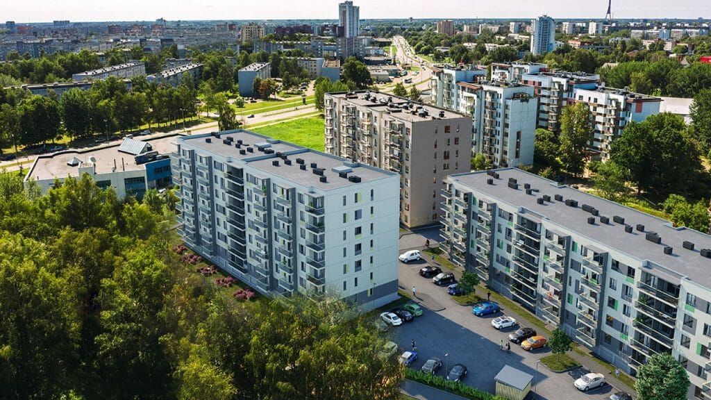 Green City 3 (Stirnu iela 38A) - Korterelamu - visuaalne