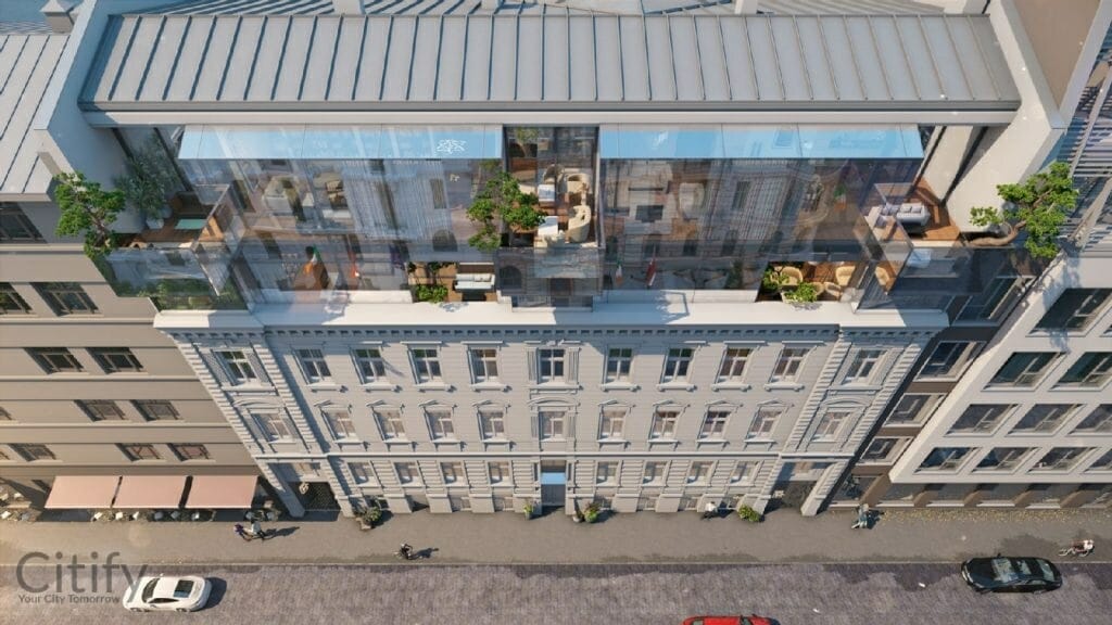 House of the Flying Trees (Strēlnieku iela 5) - Multi apartment - visualization