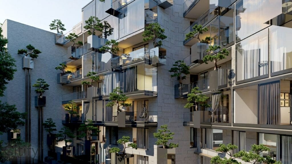 House of the Flying Trees (Strēlnieku iela 5) - Multi apartment - visualization