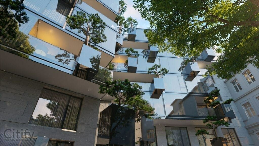 House of the Flying Trees (Strēlnieku iela 5) - Multi apartment - visualization
