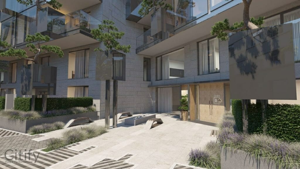 House of the Flying Trees (Strēlnieku iela 5) - Multi apartment - visualization