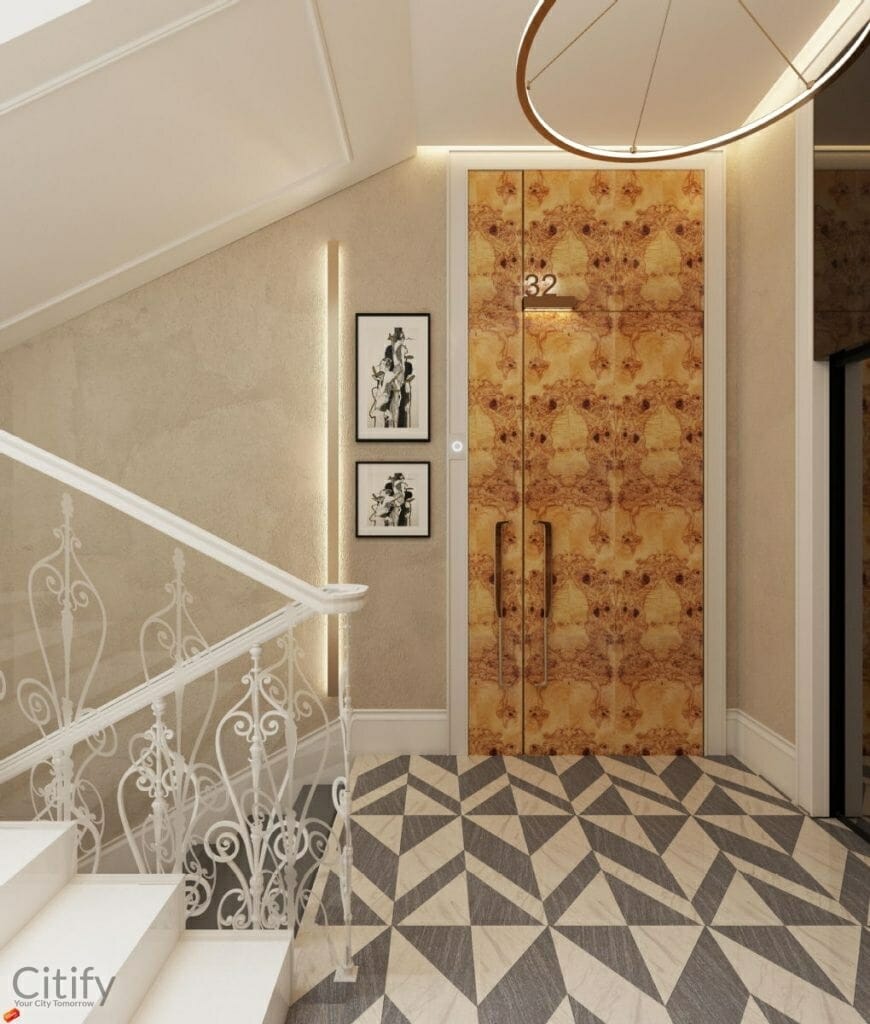 House of the Flying Trees (Strēlnieku iela 5) - Multi apartment - visualization