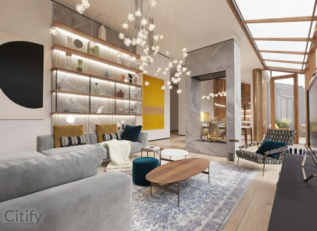 House of the Flying Trees (Strēlnieku iela 5) - Multi apartment - visualization