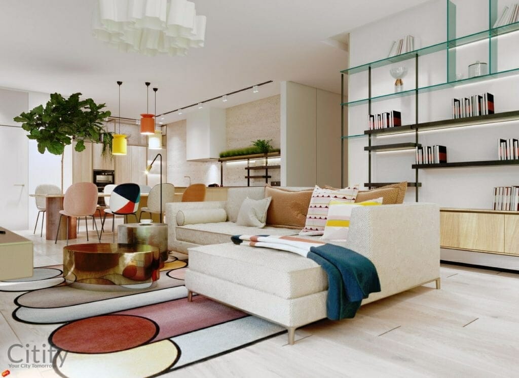 House of the Flying Trees (Strēlnieku iela 5) - Multi apartment - visualization