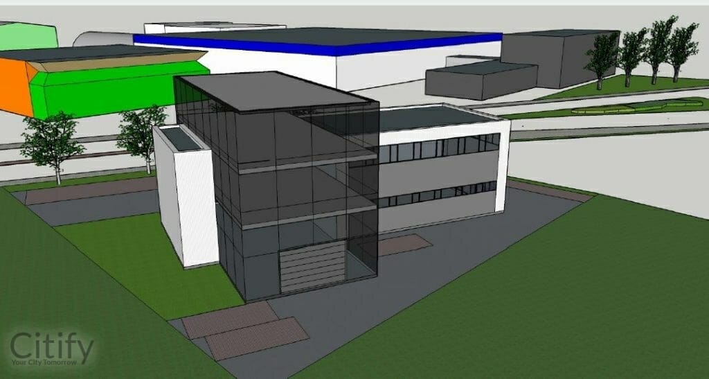 Suur-Sõjamäe 11 (Suur-Sõjamäe 11) - Office center, Showroom / Service center - visualization