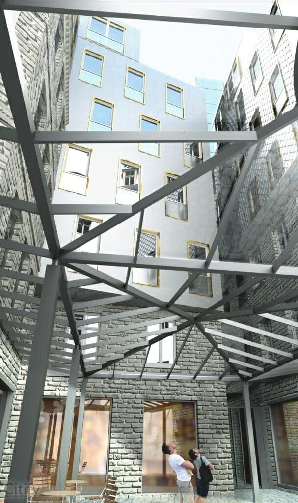 Tērbatas iela 7 (Tērbatas iela 7) - Daugiabutis - vizualizacija