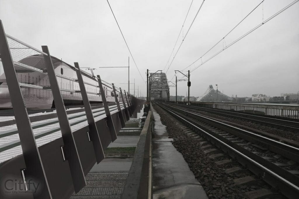 Rail Baltica Rīgas centrālais mezgls posms 3 (-) - Railroad - visualization